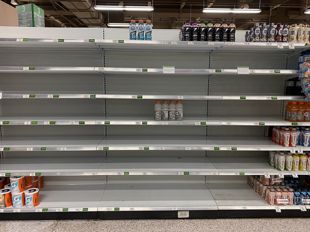 Interior de un supermercado